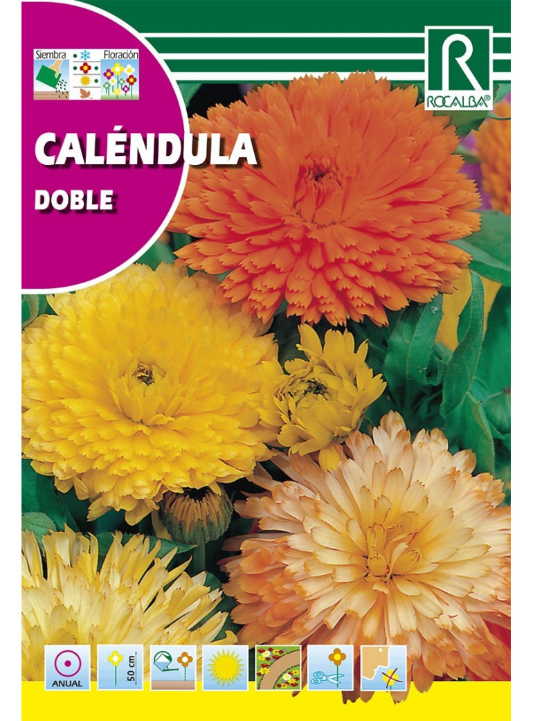 Semilla CALENDULA DOBLE, VARIADA